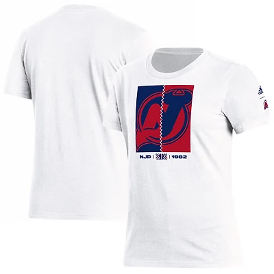 adidas New Jersey Devils Reverse Retro 20 Playmaker T-Shirt