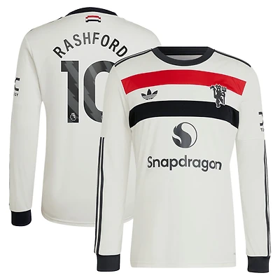 adidas Originals Marcus Rashford Manchester United 2024 25 Third Replica Long Sleeve Jersey