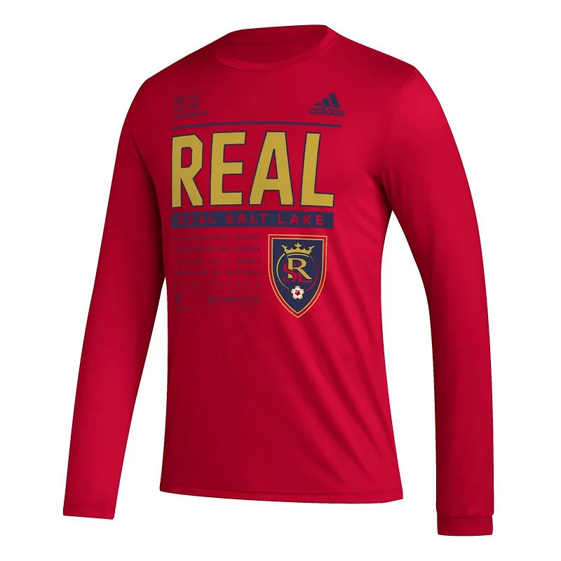 adidas Real Salt Lake Club DNA Long Sleeve AEROREADY T-Shirt