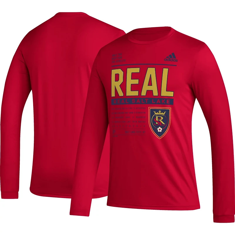 adidas Real Salt Lake Club DNA Long Sleeve AEROREADY T-Shirt