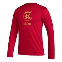 adidas Real Salt Lake Icon AEROREADY Long Sleeve T-Shirt
