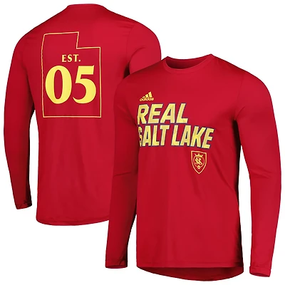 adidas Real Salt Lake Jersey Hook AEROREADY Long Sleeve T-Shirt