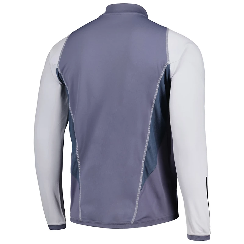 adidas San Jose Earthquakes 2024 On-Field AEROREADY Quarter-Zip Training Top