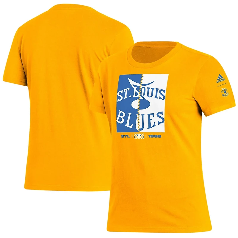 adidas St Louis Blues Reverse Retro 20 Playmaker T-Shirt