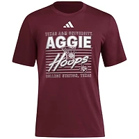 adidas Texas AM Aggies Locker Swish Tri-Blend T-Shirt