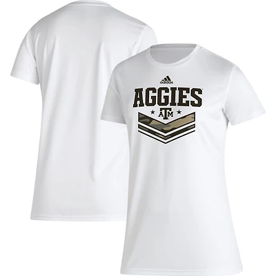 adidas Texas AM Aggies Military Appreciation AEROREADY T-Shirt