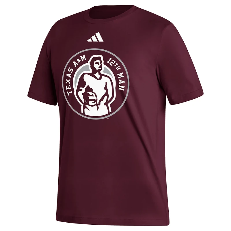 adidas Texas AM Aggies Sideline Strategy Fresh T-Shirt
