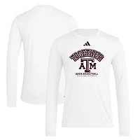 adidas Texas AM Aggies Together On-Court Pregame Long Sleeve T-Shirt