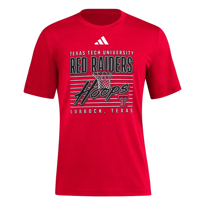 adidas Texas Tech Raiders Locker Swish Tri-Blend T-Shirt