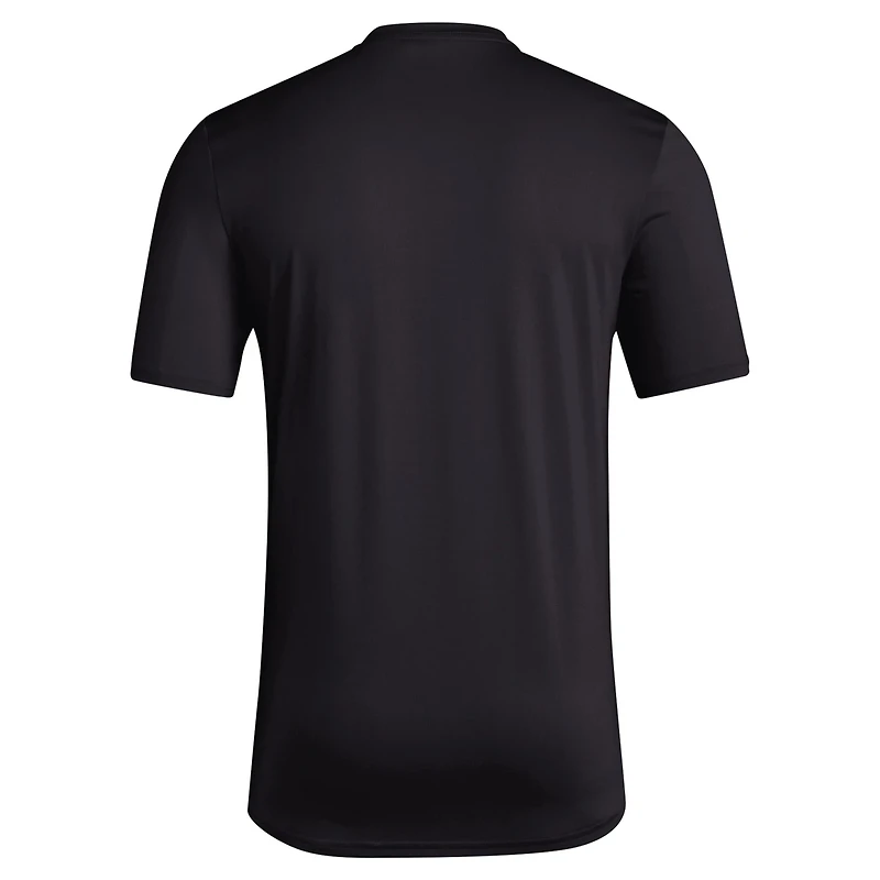 adidas Texas Tech Raiders Locker Trilateral Pre-Game AEROREADY T-Shirt