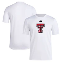 adidas Texas Tech Raiders Primary Locker Pre-Game AEROREADY T-Shirt