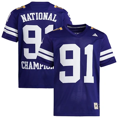 adidas Washington Huskies 1991 National Championship Anniversary Icon Football Jersey