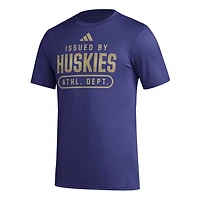 adidas Washington Huskies AEROREADY Pregame T-Shirt