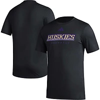 adidas Washington Huskies Football Practice AEROREADY Pregame T-Shirt