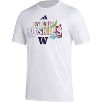 adidas Washington Huskies Pregame AEROREADY T-Shirt