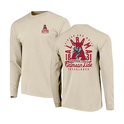 Alabama Crimson Tide Comfort Colors Mascot Overlay Long Sleeve T-Shirt