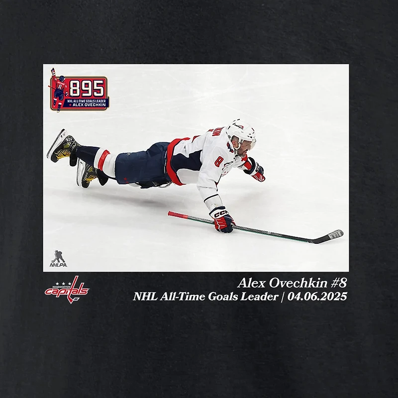 Alexander Ovechkin Washington Capitals NHL All-Time Goals Leader T-Shirt