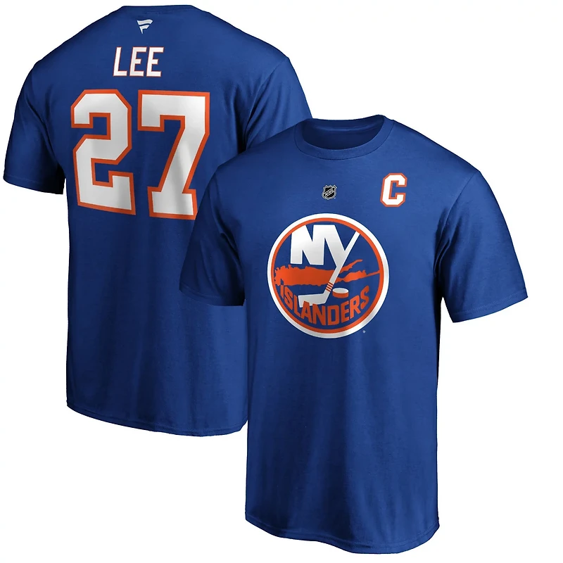 Anders Lee New York Islanders Authentic Stack Name Number T-Shirt