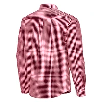 Antigua Alabama Tide Ellis Woven Tri-Blend Long Sleeve Button-Down Shirt