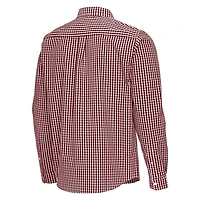 Antigua Arizona State Sun Devils Ellis Woven Tri-Blend Long Sleeve Button-Down Shirt