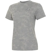 Antigua Atlanta Braves Brushed Metallic Rogue T-shirt