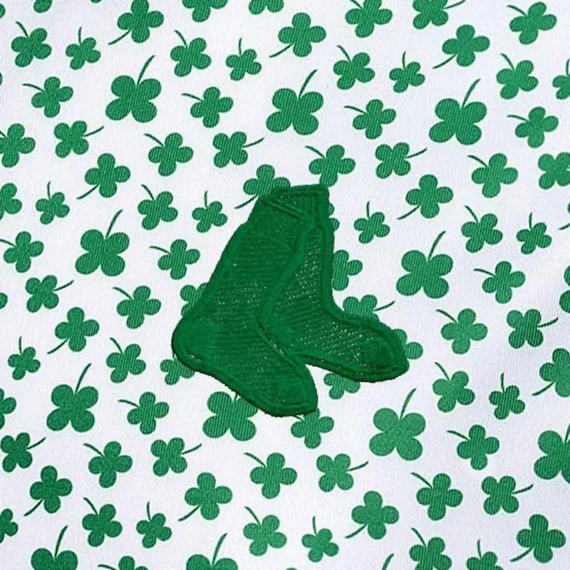 Antigua Boston Red Sox St Patrick's Day Cloverfield Polo