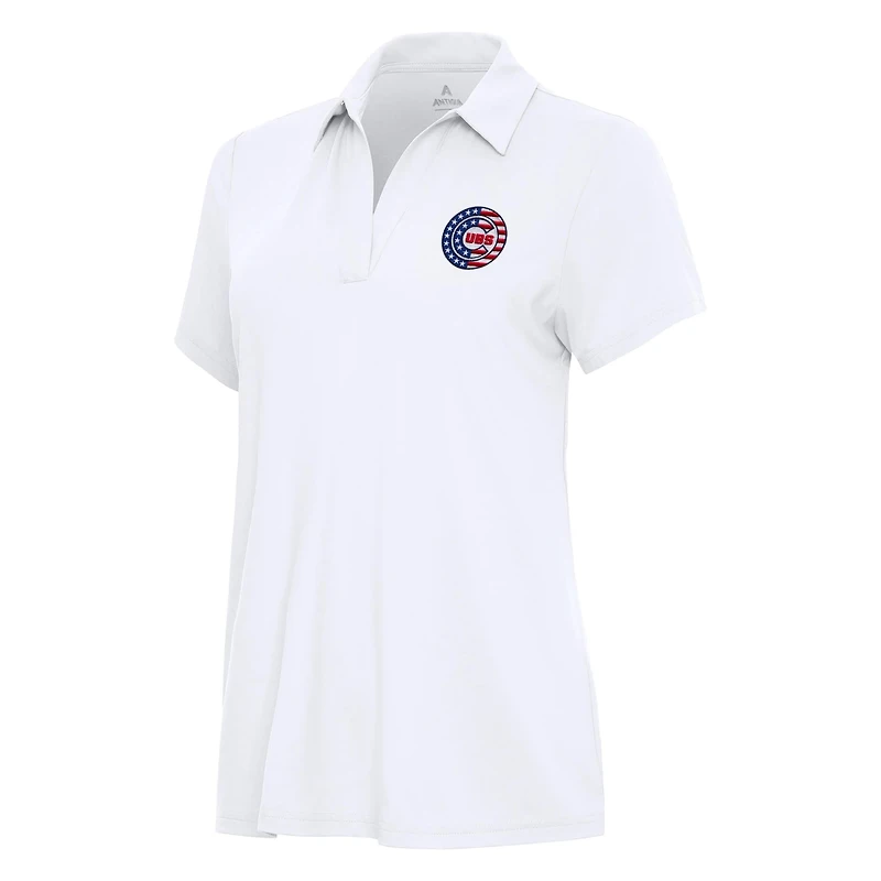 Antigua Chicago Cubs Era Stars and Stripes Team Logo Polo