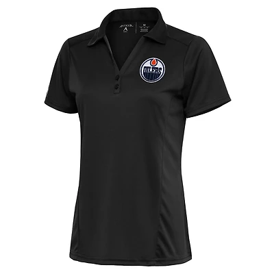 Antigua Edmonton Oilers Team Logo Tribute Polo