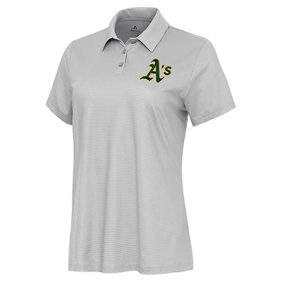 Antigua Gray Athletics Rings Polo