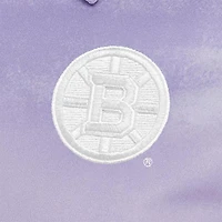 Antigua Heather Boston Bruins White Logo Render Polo