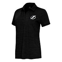 Antigua Heather Tampa Bay Lightning Layout V-Neck Polo