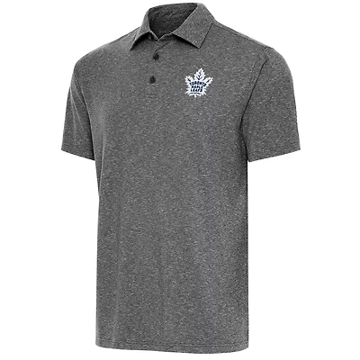 Antigua Heather Toronto Maple Leafs Par Polo