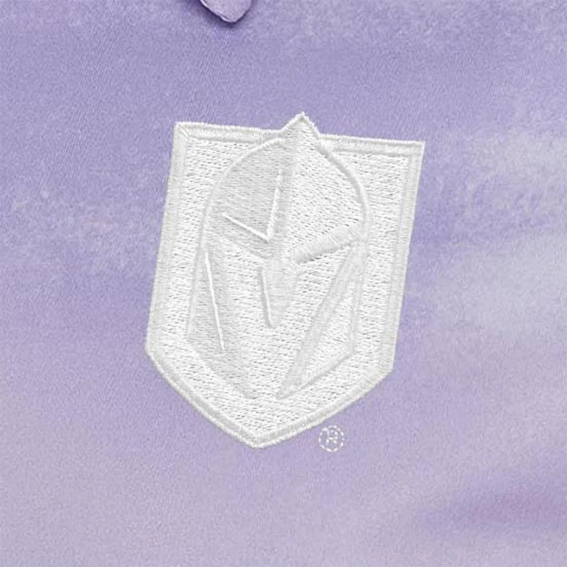 Antigua Heather Vegas Golden Knights White Logo Render Polo