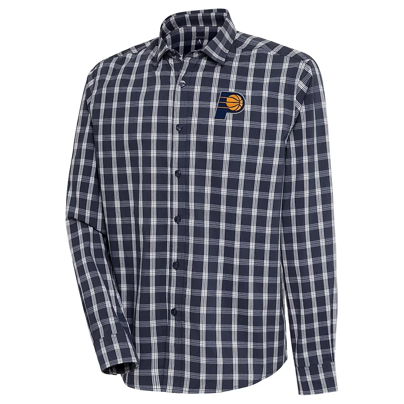 Antigua Indiana Pacers Carry Long Sleeve Button-Up Shirt
