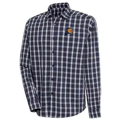 Antigua Indiana Pacers Carry Long Sleeve Button-Up Shirt
