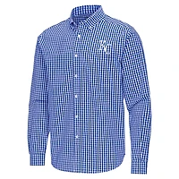 Antigua Kansas City s Ellis Woven Tri-Blend Button-Down Shirt