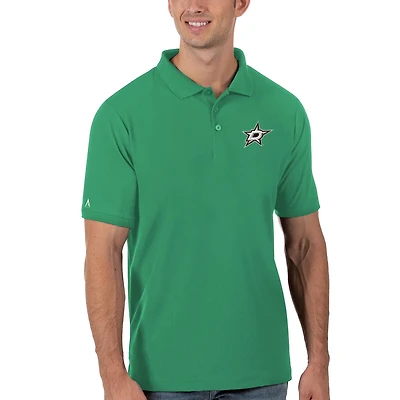 Antigua Kelly Dallas Stars Legacy Pique Polo