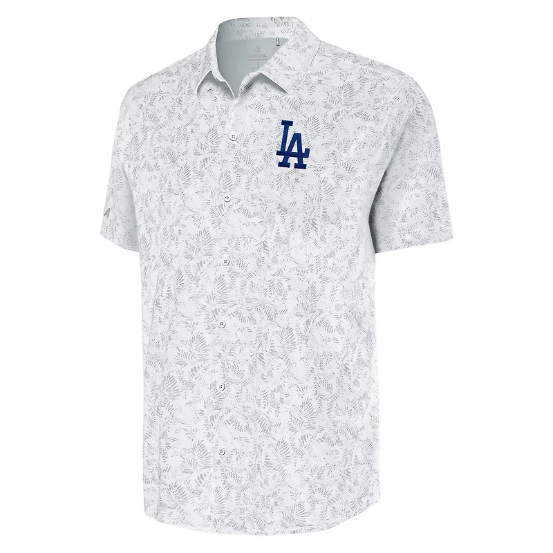 Antigua Los Angeles Dodgers Lush Button-Up Shirt
