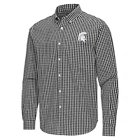 Antigua Michigan State Spartans Ellis Woven Tri-Blend Long Sleeve Button-Down Shirt