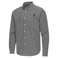 Antigua NC State Wolfpack Ellis Woven Tri-Blend Long Sleeve Button-Down Shirt