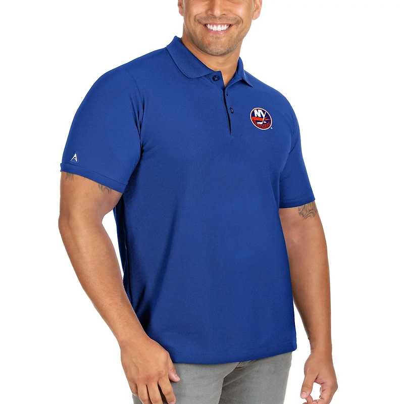 Antigua New York Islanders Big Tall Legacy Pique Polo