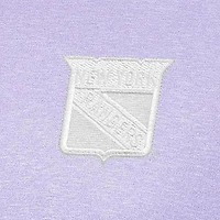 Antigua New York Rangers White Logo Par 3 Polo