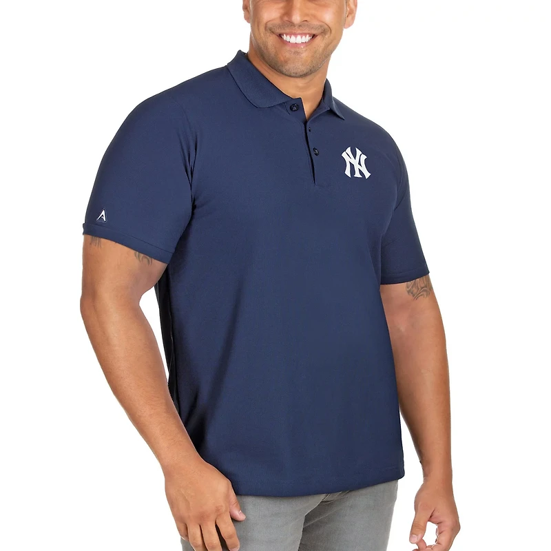 Antigua New York Yankees Big  Tall Legacy Pique Polo