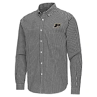 Antigua Purdue Boilermakers Ellis Woven Tri-Blend Long Sleeve Button-Down Shirt