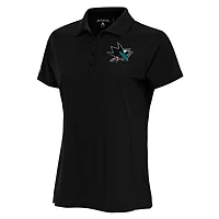 Antigua San Jose Sharks Team Logo Legacy Pique Polo