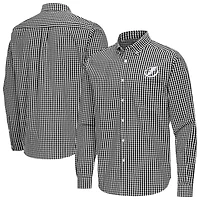 Antigua Tampa Bay Lightning Ellis Tri-Blend Long Sleeve Button-Down Shirt