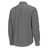 Antigua Texas Tech Raiders Porter Woven Tri-Blend Long Sleeve Button-Down Shirt