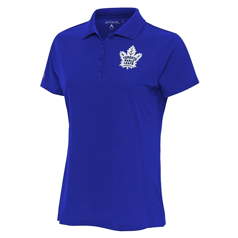 Antigua Toronto Maple Leafs Team Logo Legacy Pique Polo