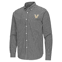 Antigua Vanderbilt Commodores Ellis Woven Tri-Blend Long Sleeve Button-Down Shirt