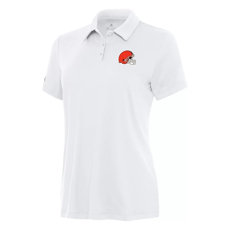 Antigua Women's Cleveland Browns Reprocess Polo Shirt